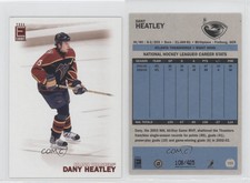 2003-04 Pacific Exhibit Blue Back /425 Dany Heatley #153
