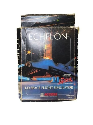 Echelon 3-D Space Flight Simulator Commodore 64 128 - Image 1 of 4