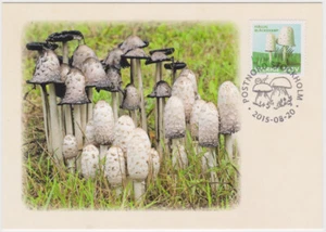 Sweden Maxi 2015, Mushroom, Shaggy Ink Cap, Mint - Picture 1 of 1