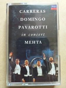Carreras Domingo Pavarotti in concert original 1990 Decca cassette - Picture 1 of 2