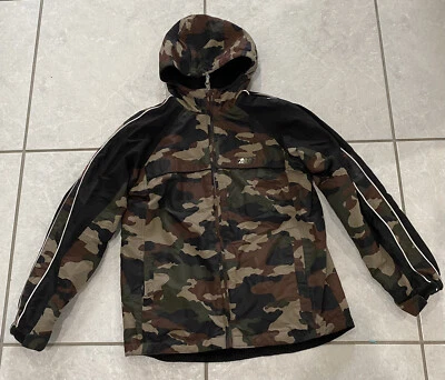 Men's Camo Insulated Snow Board Ski Reversible Jacket - Image 1 of 4