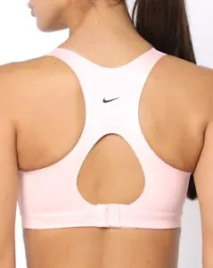 Reggiseno sportivo NIKE alfa zip anteriore supporto alto blush rosa leggermente imbottito 70€ - Foto 1 di 4