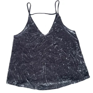 American Eagle Women's M Velvet Cami Tank Top Grunge Fairy Festival Punk Emo - Picture 1 of 5