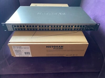 NETGEAR 48-Port Gigabit Ethernet Managed Switch GS748T RETAIL PACKAGE - Image 1 of 2