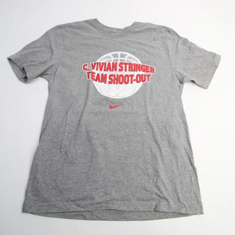Rutgers Scarlet Knights Nike Short Sleeve Shirt Men's Gray Used Cover