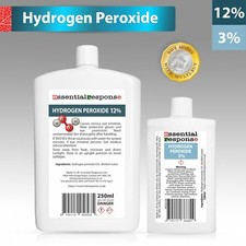 HYDROGEN PEROXIDE 3% 12% 100ML 250ML ✅ SAME DAY DISPATCH