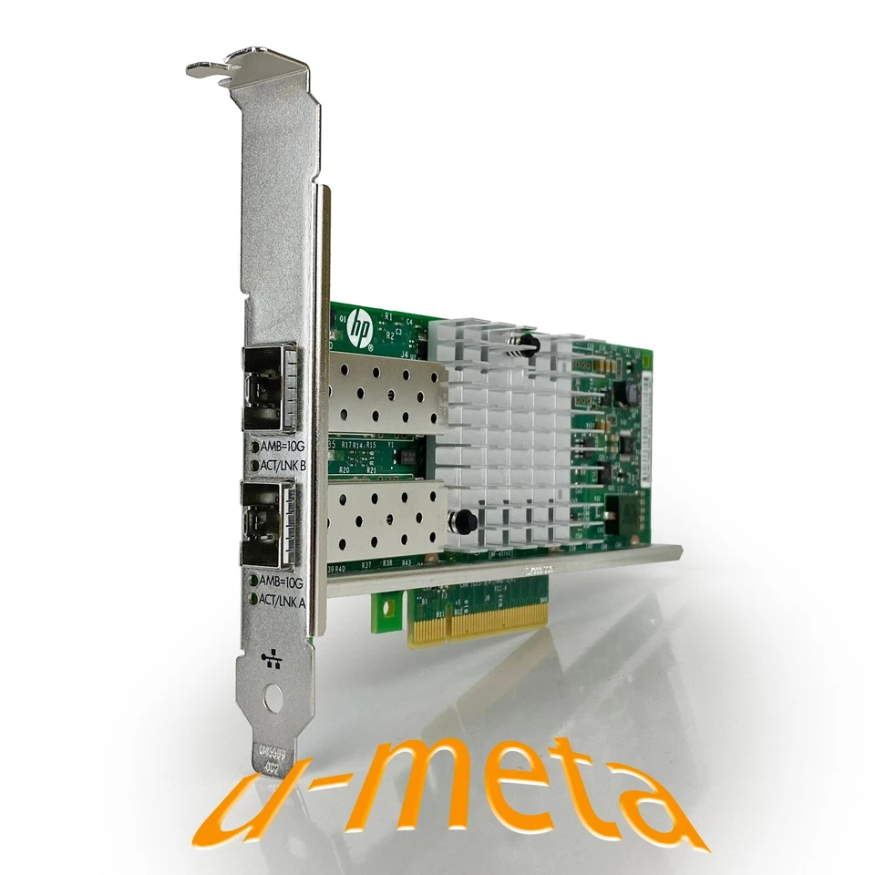 HP Intel 560SFP+ 10Gb/s 2-Port(s) SFP+ PCIe 2.0x8 NIC 669279-001 665274-001	 - Image 1 of 3