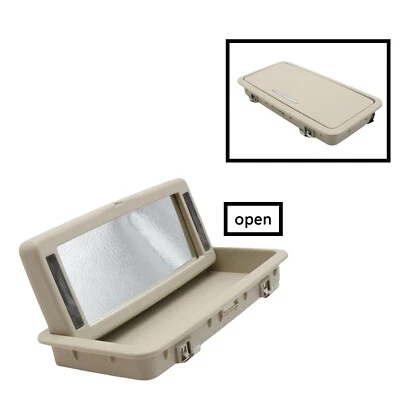 1Pcs Rear Row Vanity/Makeup Mirror With Lights For 2018 2019 Jaguar XJR575 Base - Image 1 of 4