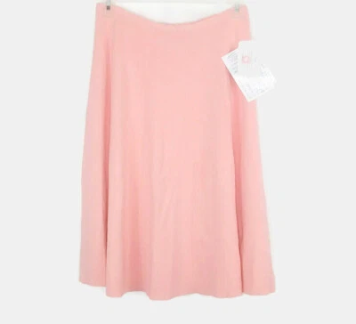 Falda Dialogue Euro Crepe Tejida Línea A en Rosa Para Mujer Talla L Nueva Con Etiquetas Foto 1 de 3