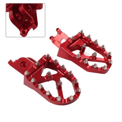 Estriberas para moto de cross pedales para Honda CR250 CRF250R para Kawasaki KX250 KX450 Foto 1 de 4