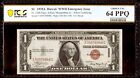 1935A Hawaii Wwii Emergency Issue Silver Certificate Pcgs 64 Ppq A+ Embossing