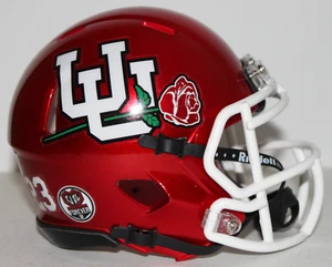 2023 Utah Utes vs Custom Riddell Mini Helmet vs Penn State - 2023 Rose Bowl - Picture 1 of 4
