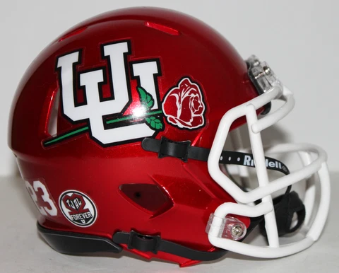 2023 Utah Utes vs Custom Riddell Mini Helmet vs Penn State - 2023 Rose Bowl Cover