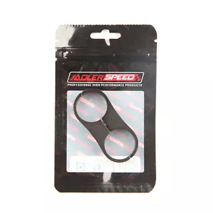 -3AN 3AN ID 9.5mm Billet Fuel Hose Black Hose Separator Fittings Adapter - Foto 1 di 2