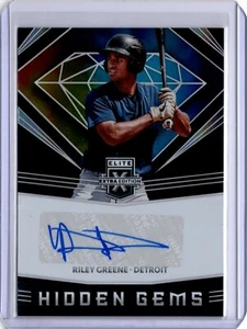 RILEY GREENE 2020 Elite Extra Edition Baseball HIDDEN GEMS RC AUTO - Picture 1 of 3