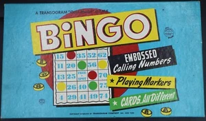 BINGO A Transogram Gold Medal Board Game 1948 Original Box - Picture 1 of 2