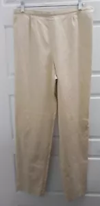 Giorgio Armani Beige 100% Cotton Dress Pants sz 44 Italy - Picture 1 of 4