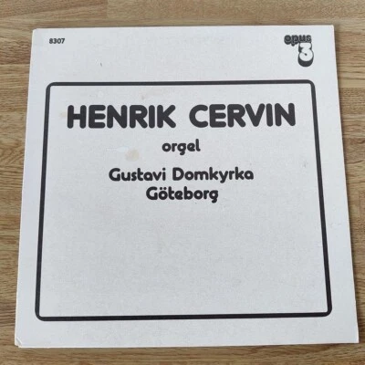 HENRIK CERVIN  (LP ) Organ OPUS 3 audiophile 1983 NM - Image 1 of 4