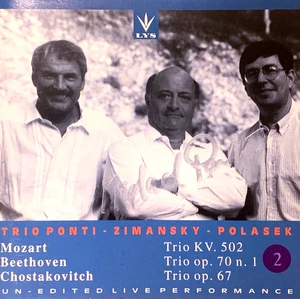 Signed by MICHAEL PONTI Mozart Beethoven Shostakovich Piano Trios LYS CD MINT - Bild 1 von 1