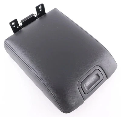 07-09 Mazda CX-9 consola central tapa de almacenamiento reposabrazos cuero negro Foto 1 de 4