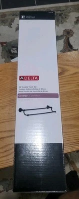 Delta 75925-RB Toallero Doble Montado en la Pared 24", Bronce Veneciano Foto 1 de 4