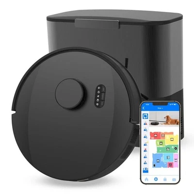 bObsweep UltraVision Pet Self-EmptyRobot Vacuum &Mop,180DayCap,13,000 Pa Suction - Image 1 of 4