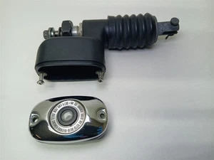 Harley-Davidson 07 Electra Glide CVO Rear Brake Master Cylinder Black & Chrome - Bild 1 von 12