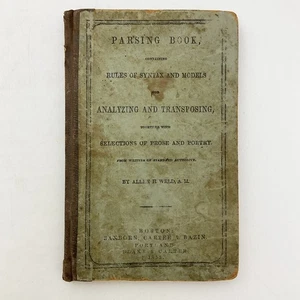 Parsing Book Containing Rules of Syntax Models for Analyzing Hardcover Book 1855 - Picture 1 of 20