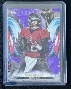 TOM BRADY INCEPTION /125 2024 TOPPS PURPLE PARALLEL TAMPA BAY BUCCANEERS - Picture 1 of 2