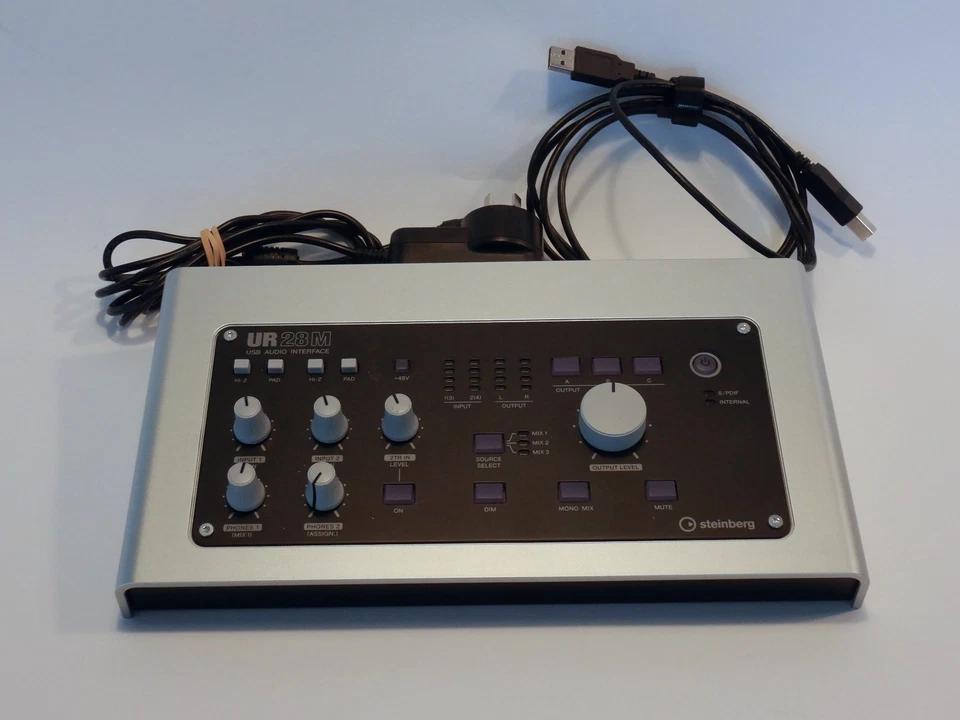 Steinberg UR28M USB Audio Interface Studio Controller 6in/8out - Image 1 of 4