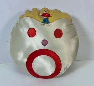 VTG Satin "Oh No" Mr. Bill from Saturday Night Live Round Pillow & Mr Bill Pin - Picture 1 of 5