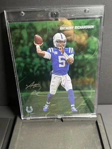 2024 Emanate 8x10 Anthony Richardson Green Auto 96/99-Indianapolis Colts! - Picture 1 of 5