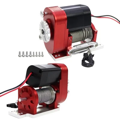 1/10 Scale RC Car Winch 50lbs Load For 1/10 AXIAL SCX10 TRX4 RC 4WD Crawler Car - Image 1 of 4