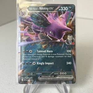 Team Rocket's Nidoking ex 217 SVP Scarlet & Violet Promo Holo Near Mint English - Picture 1 of 13
