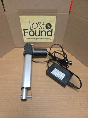 Actuador lineal 100 mm KDYJT014-024 #X2 con fuente de alimentación *VER FOTOS  Foto 1 de 4