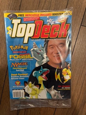 Revista Pokemon Top Deck (Volume 1 Edição 1) - NUNCA ABERTA e em plástico original - Imagem 1 de 2
