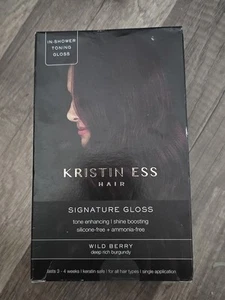 Kristin Ess Wild Berry Tone Enhancing Signature Hair Gloss New Sealed - Picture 1 of 6