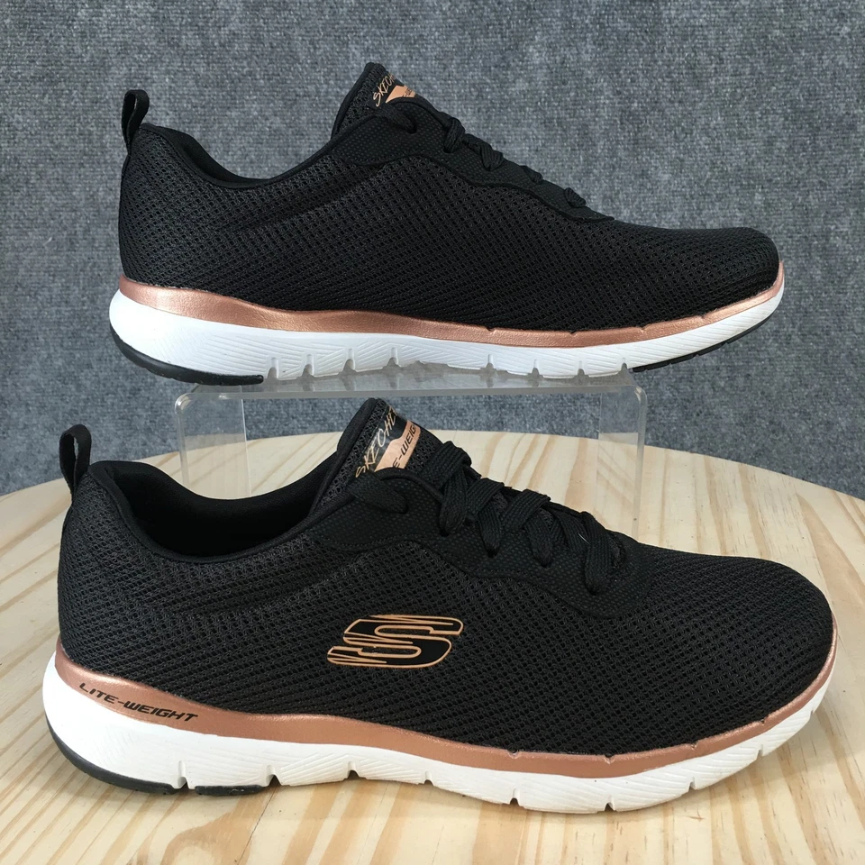 Skechers Shoes Womens 9 Flex Appeal 3.0 First Insight Sneakers Black SN 13070W - Image 1 of 4