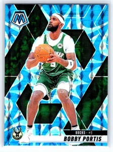 2024-25 Panini Mosaic #172 Bobby Portis Reactive Blue Mosaic Milwaukee Bucks - Picture 1 of 2
