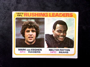 1978 TOPPS #333 LEADERS WALTER PAYTON--MARK VAN EEGHEN..CORNER WEAR - Picture 1 of 2
