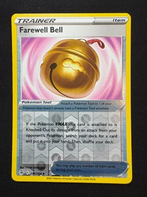 Farewell Bell 234/264 Reverse Holo MP - Pokemon TCG Sw&Sh Fusion Strike FST Item - Image 1 of 4