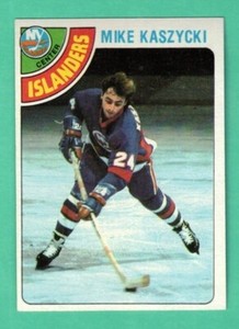(1) MIKE KASZYCKI 1978-79 TOPPS # 171 ISLANDERS ROOKIE NM  CARD (G4878)