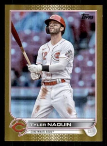Actualización Topps 2022 lámina de oro #US80 Tyler Naquin Cincinnati Reds - Imagen 1 de 2