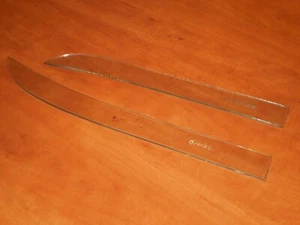 Alvis TA14 Tür Lamellenglas vorne x 2 und hinten x 2, gehärtet - Original NOS - Bild 1 von 2