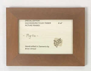 Tasmanian Myrtle Recycled Timber Photo Frame 6 X 4 Inch Wooden Picture Frame - Picture 1 of 6