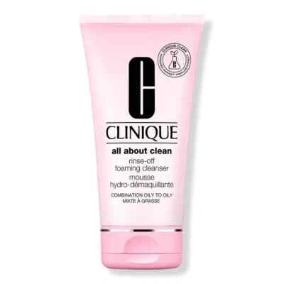 Clinique All About Clean Rinse-Off Foaming Cleanser 5oz/150ml Full Size NEW - Image 1 of 2