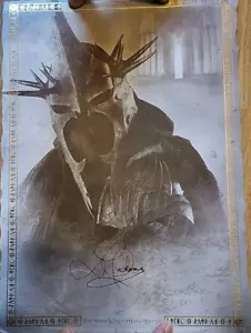 Lord Of The Rings The Witch King Lithographic Arts Print ~ Lawrence Makoare - Picture 1 of 5