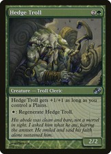 FOIL Hedge Troll | MtG Magic Planar Chaos | English | Near Mint
