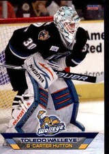 2011-12 Toledo Walleye Choice #7 Carter Hutton Thunder Bay Ontario Hockey Card