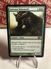 Kalonian Behemoth Magic 2010 / M10 NM Green Rare MAGIC GATHERING CARD MP
